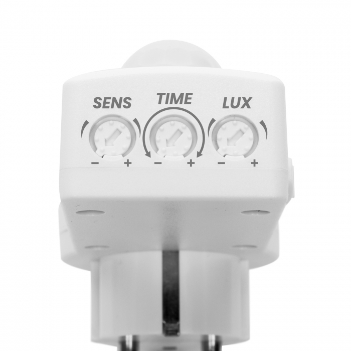 Priză senzor de mișcare - 120° - max 10 m - max 1200W - IP20 - alb [3]