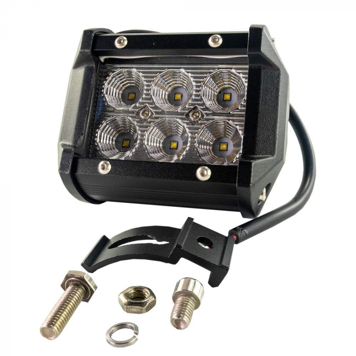 Proiector dreptunghiular Led Auto Off Road - 18W - 6 SMD LED [2]