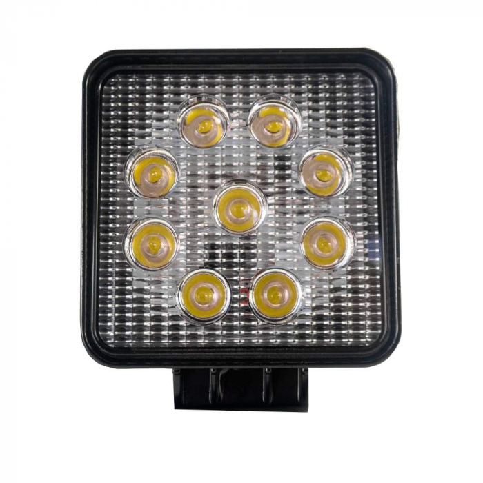 Proiector Led Auto Off Road forma patrata - 27W - 9 Led SMD [1]