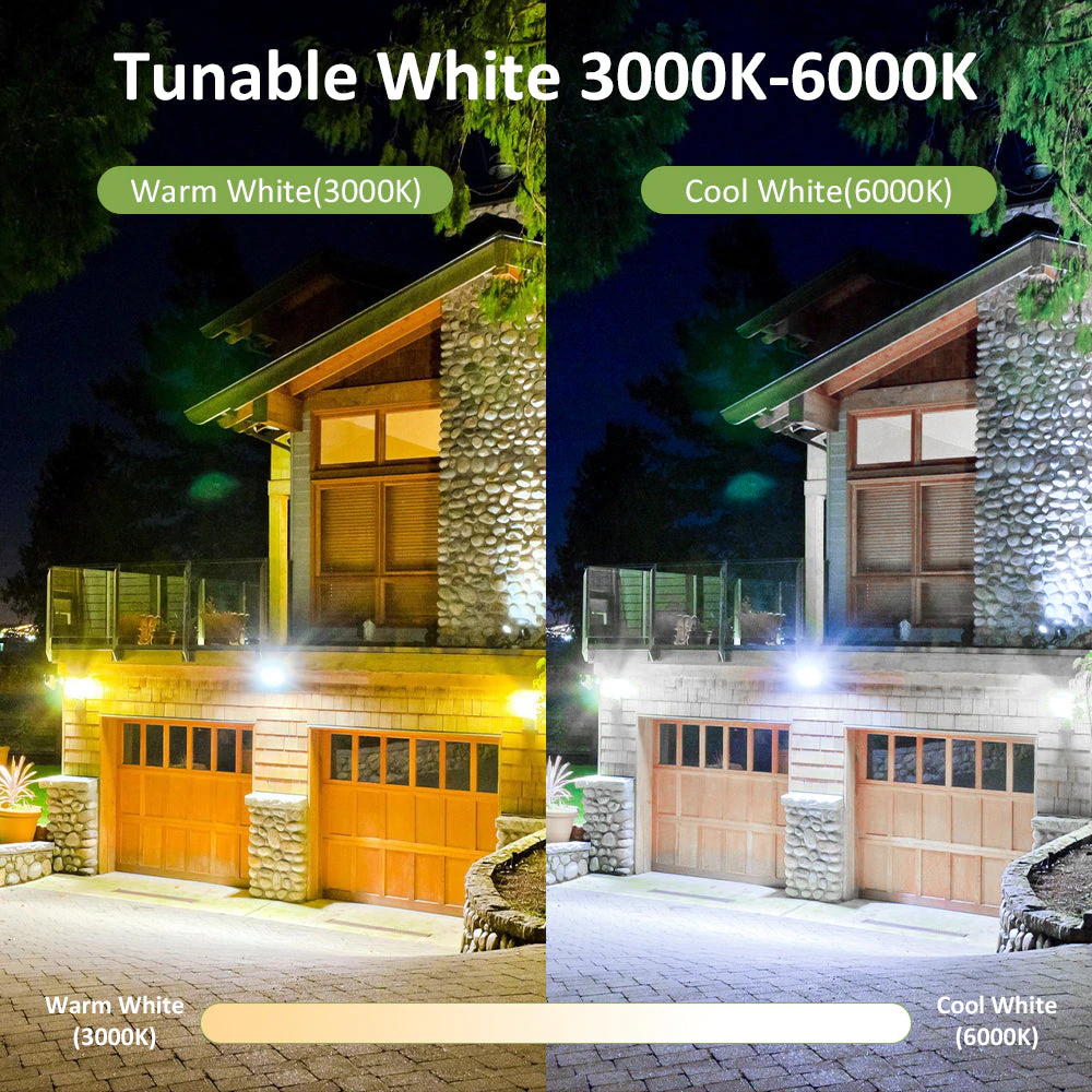 Proiector LED Smart cu senzor de miscare Novostella 60W, 6000lm, Wifi, 150 Leduri, Dimabil, IP65 [5]