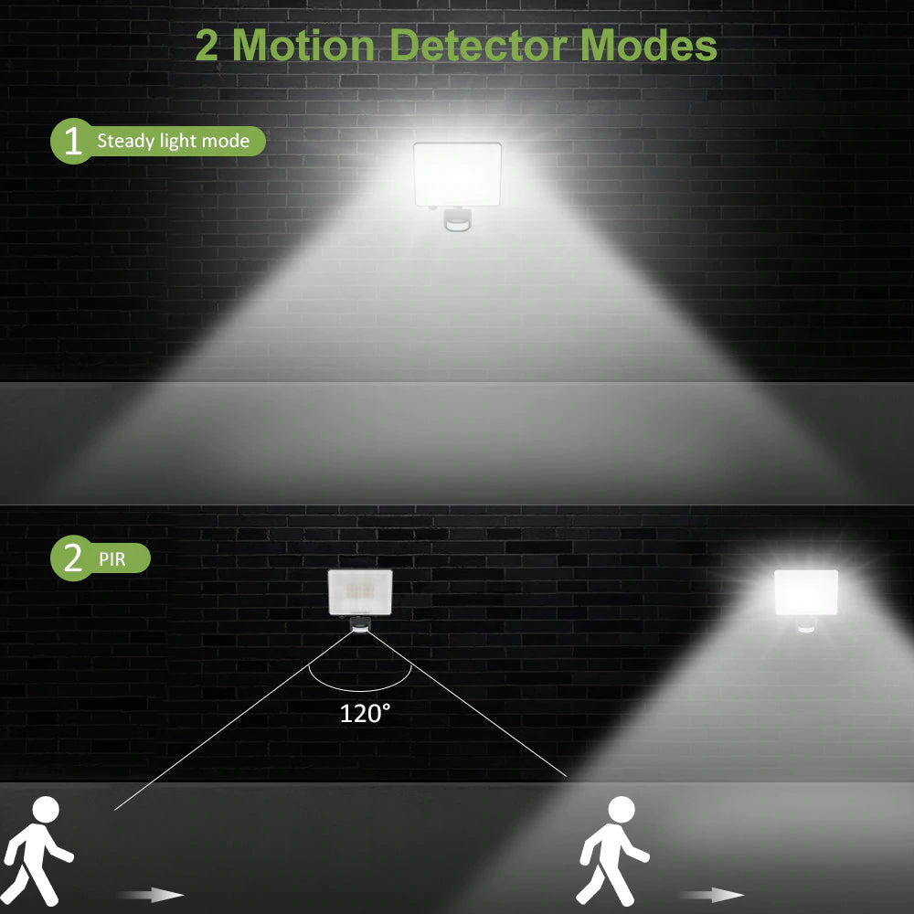 Proiector LED Smart cu senzor de miscare Novostella 60W, 6000lm, Wifi, 150 Leduri, Dimabil, IP65 [3]