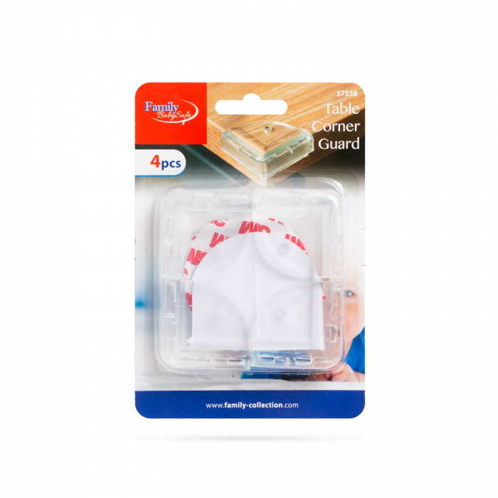 Protector pt. coltul mesei - PVC - transparent - 4 buc./pachet [3]