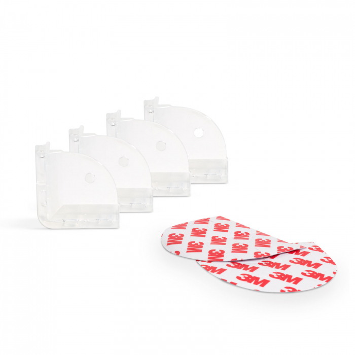 Protector pt. coltul mesei - PVC - transparent - 4 buc./pachet [2]