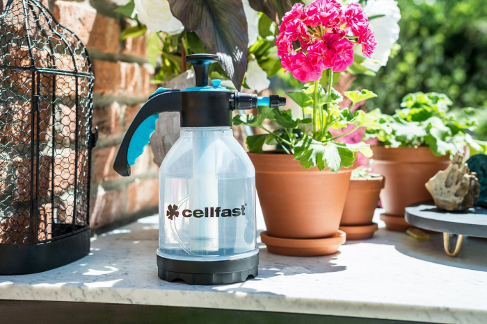 Pulverizator de mana cu presiune Cellfast ERGO, maner ergonimic si pompa manuala, capacitate 1.5L [4]