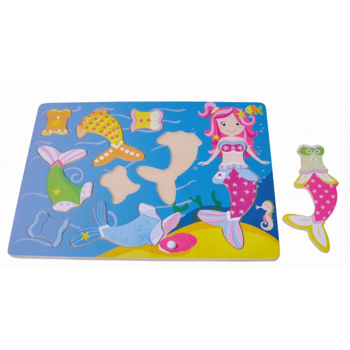 Puzzle din lemn Sun Baby 039 Marmaid [1]