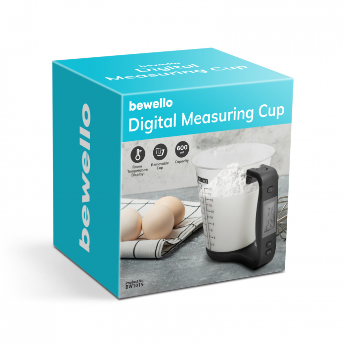 Cantar de bucatarie tip recipient digital de măsurat cantitati - cu baterie - 600 ml [3]