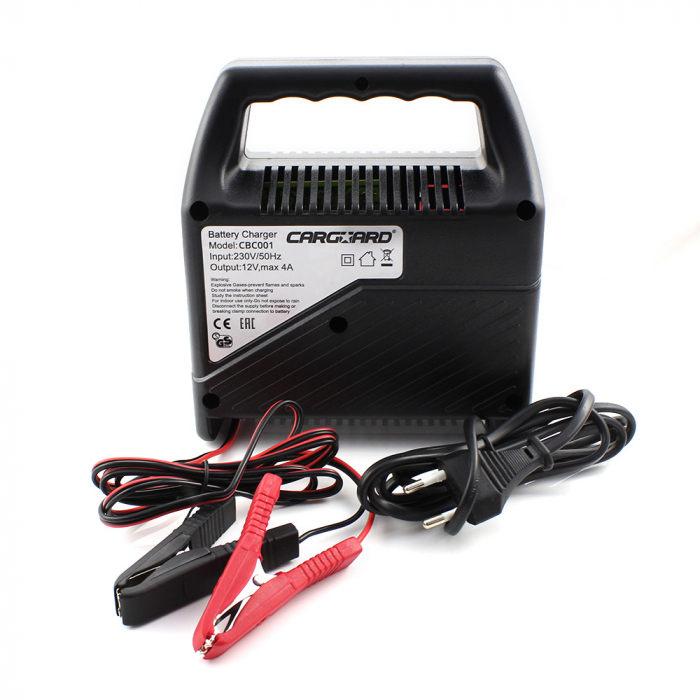 Redresor auto 12V, 4A (încărcător baterie auto) cu protectie scurt circuit - CARGUARD [2]