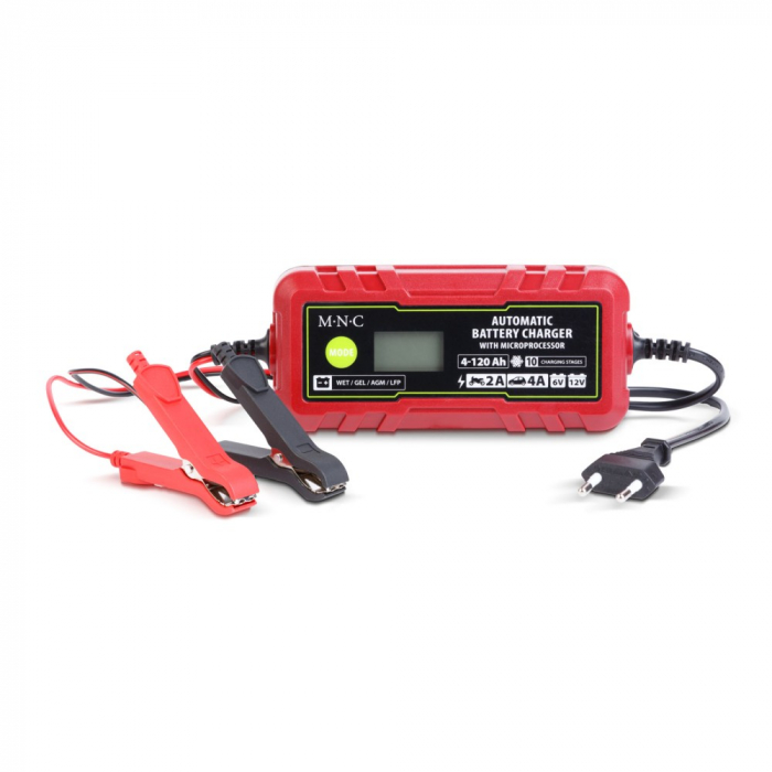 Redresor auto incarcare baterie digital - 6/12 V - 2A/4A - automat [1]