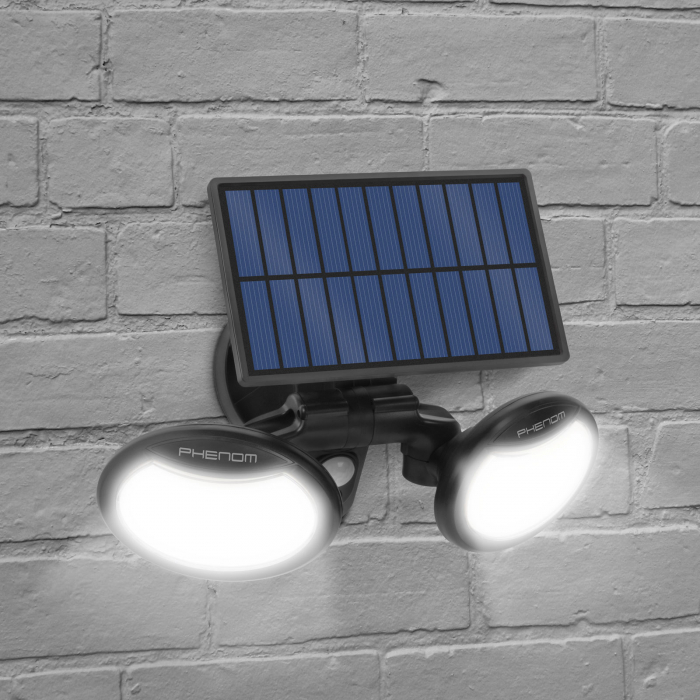 Reflector solar cu senzor de miscare si cap rotativ - 2 LED-uri COB, acumulator Li-ion 2000 mAh 3.7V [2]