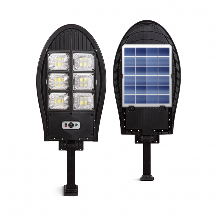 Reflector solar de perete cu telecomanda 180 SMD LED - 1200 lm - 10W - 3000 mAh - IP65 [2]