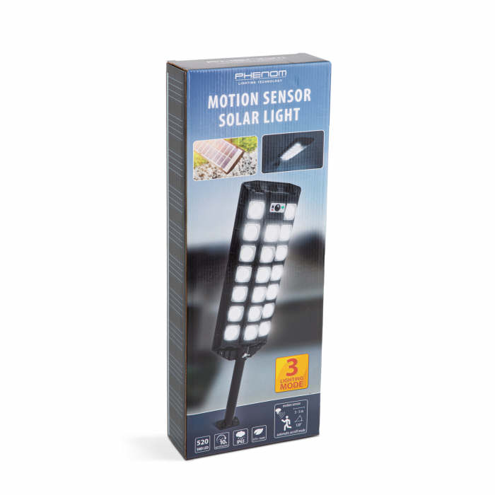 Reflector solar de perete - 520 SMD LED - 3000 lm - 20W - 4500 mAh - IP65 - telecomanda [6]