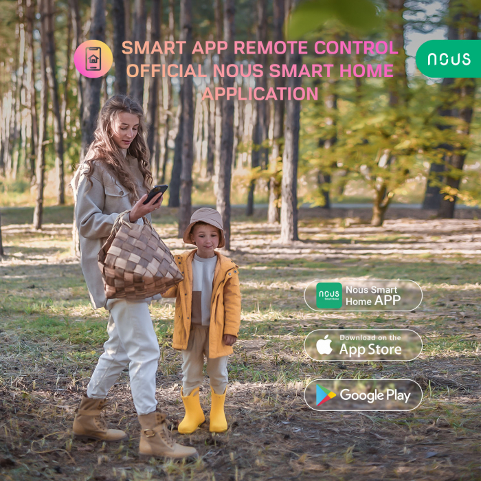Releu inteligent WiFi Nous L13, 1 2 canale, 16A [4]