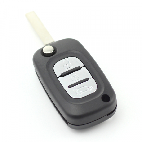 Renault - Carcasa tip cheie briceag cu 3 butoane [6]