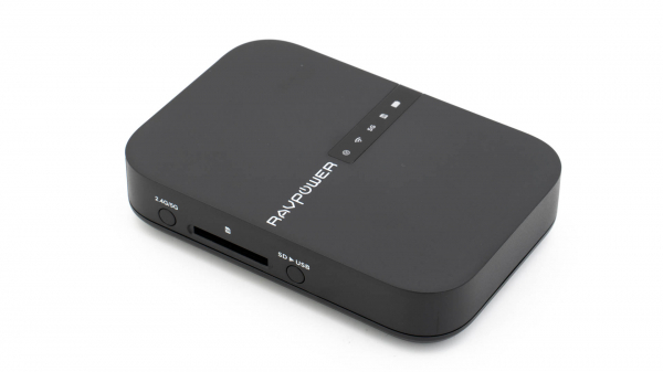Router Wireless Portabil - Filehub RavPower RP-WD009 5 in 1, Cititor Carduri, Travel Router Backup, Baterie Externa 6700mAh [2]