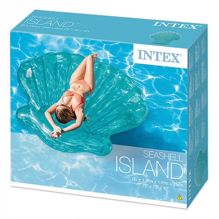 Saltea plutitoare tip scoica pentru piscina Intex SEASHELL ISLAND 57255EU [3]
