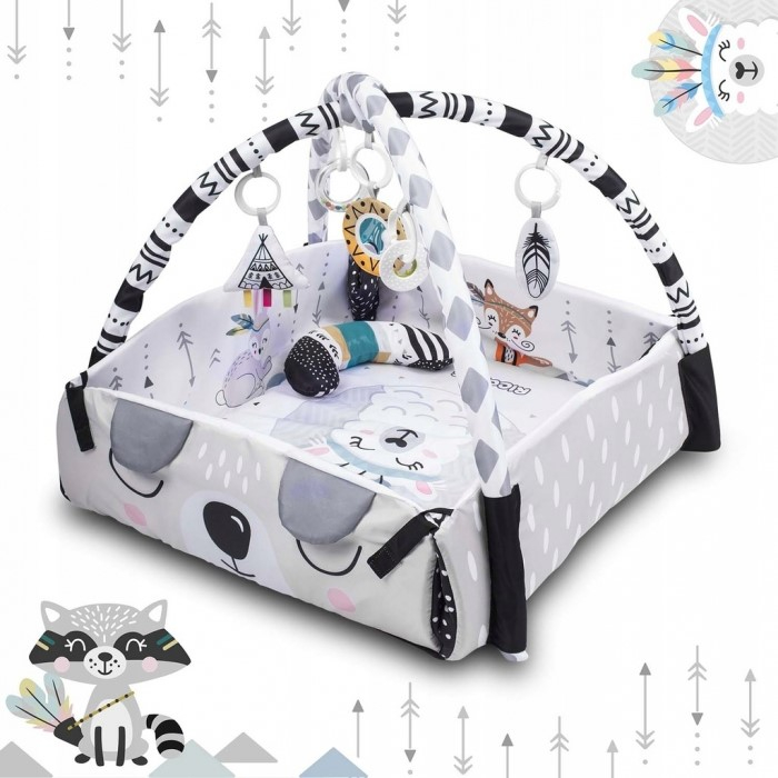 Salteluta de joaca 100 x 100 cm Ricokids Boho [3]