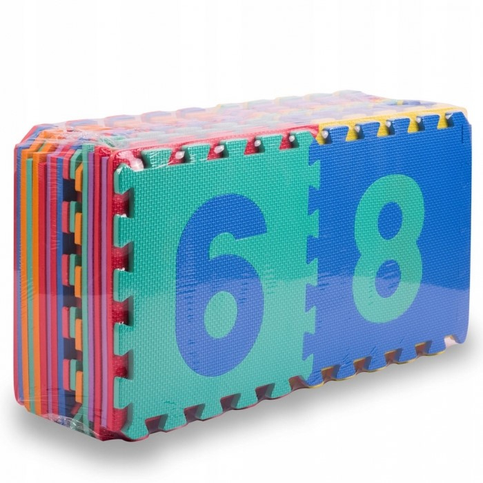 Salteluta de joaca 120 x 270 cm cu litere si cifre Ricokids 7487 - Multicolora [3]