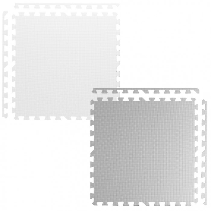 Salteluta de joaca 180 x 180 cm Ricokids 7495 - Gri - Alb  [2]