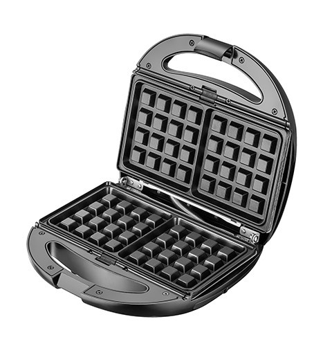 Sandwich maker Adler AD 3040 5 in 1 cu functie grill, 2 tipuri sandwich, vafe si preparare nuci, protectie supraincalzire [6]