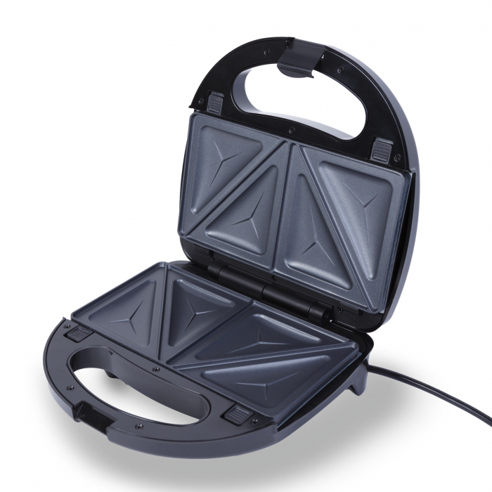 Aparat Sanwich Maker- 3 în 1 - 220-240V - 800W - argintiu/negru [2]