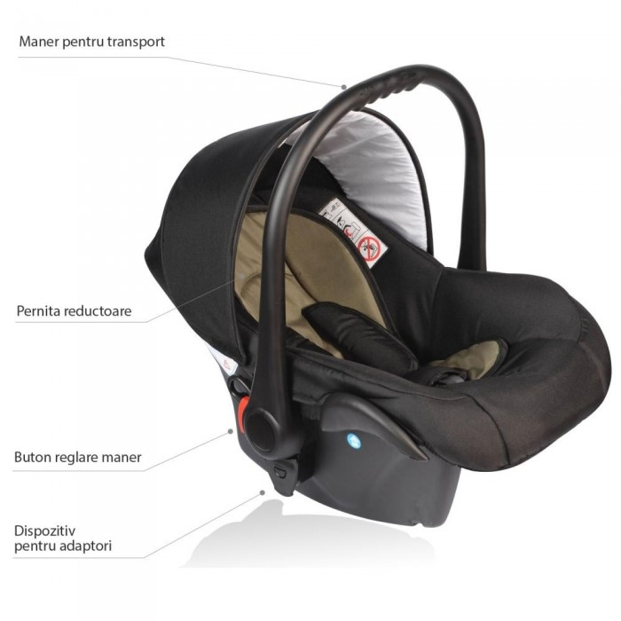 Scaun auto 0-10 kg VESSANTI Crooner - Petrol [2]