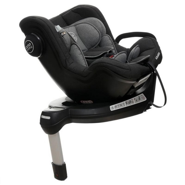 Scaun auto Coto Baby Solario Melange Black 360 grade ISOFIX 0-18 Kg [6]