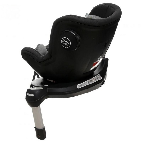Scaun auto Coto Baby Solario Melange Black 360 grade ISOFIX 0-18 Kg [4]