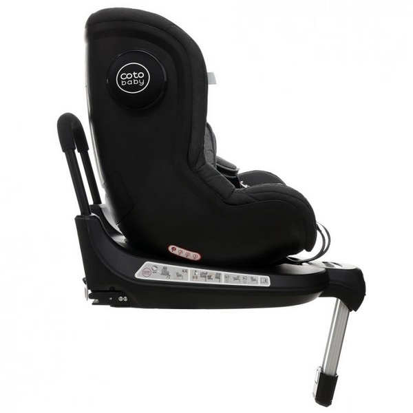 Scaun auto Coto Baby Solario Melange Black 360 grade ISOFIX 0-18 Kg [7]