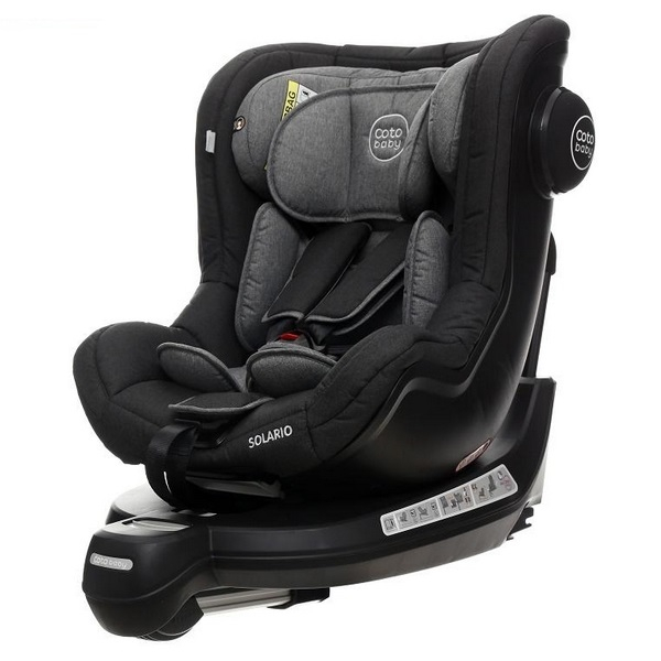 Scaun auto Coto Baby Solario Melange Black 360 grade ISOFIX 0-18 Kg [9]