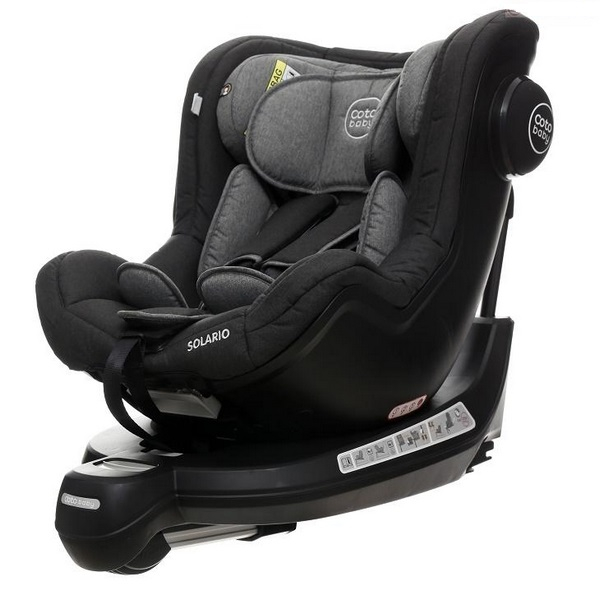 Scaun auto Coto Baby Solario Melange Black 360 grade ISOFIX 0-18 Kg [8]
