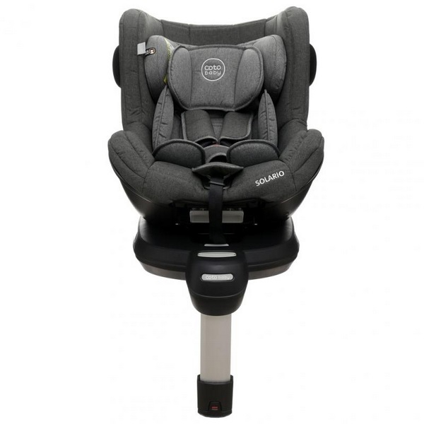 Scaun auto Coto Baby Solario Melange Grey 360 grade ISOFIX 0-18 Kg [2]