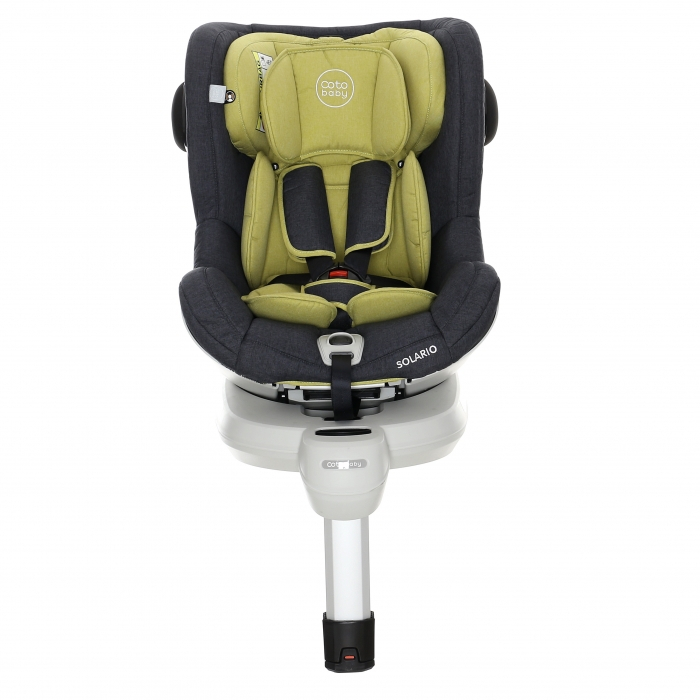 Scaun auto Coto Baby Solario Melange Olive 360 grade ISOFIX 0-18 Kg [2]
