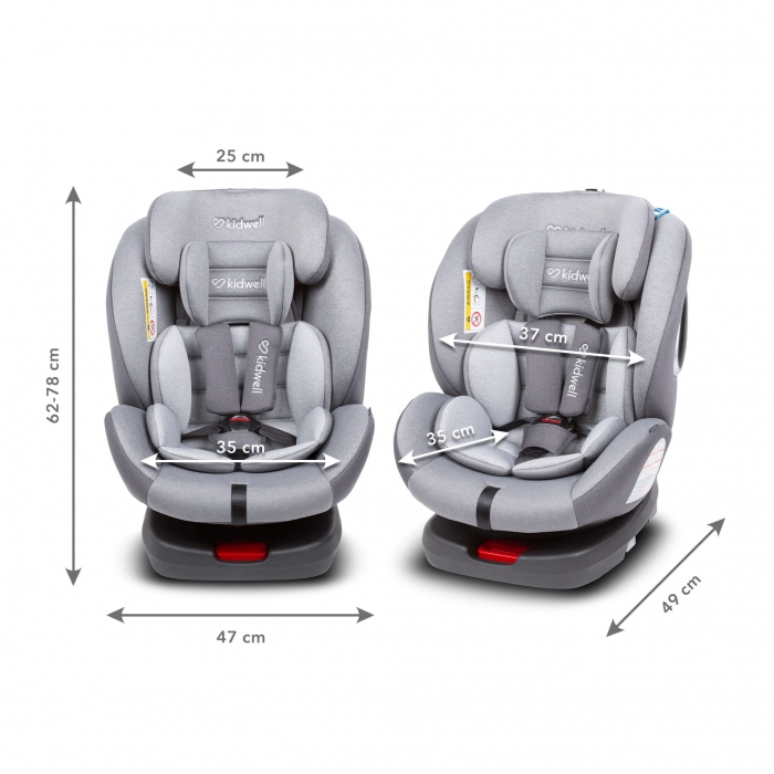 Scaun auto Kidwell Ventura 0-36 Kg - Gray [9]