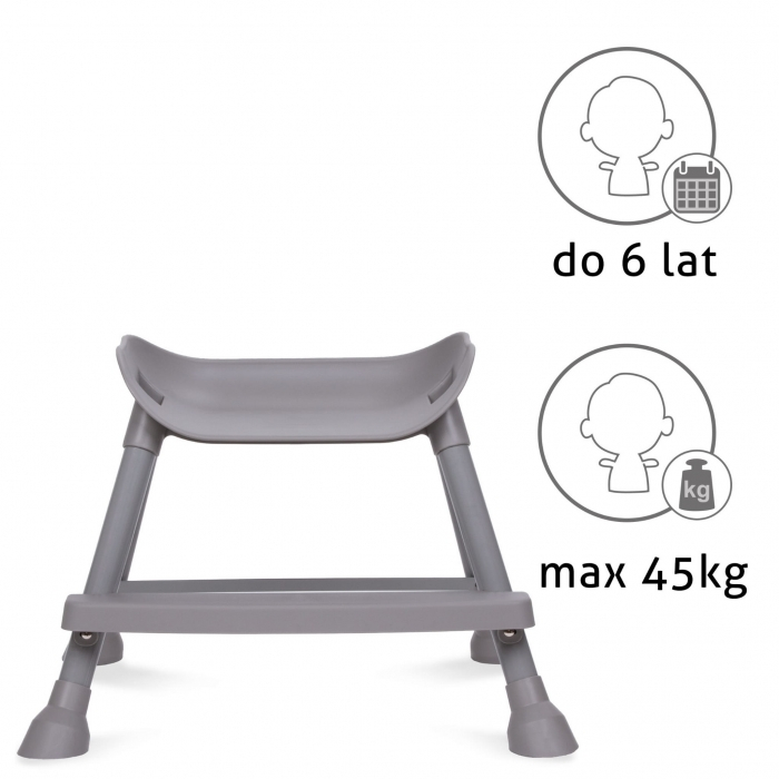 Scaun de masa 4 in 1 Kidwell EATAN Gray [5]