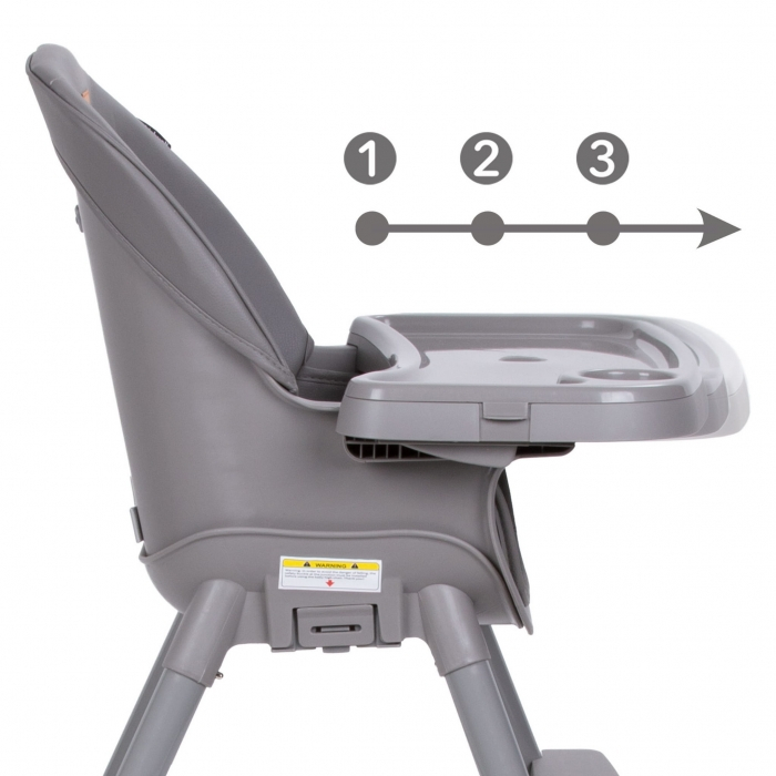 Scaun de masa 4 in 1 Kidwell EATAN Gray [7]