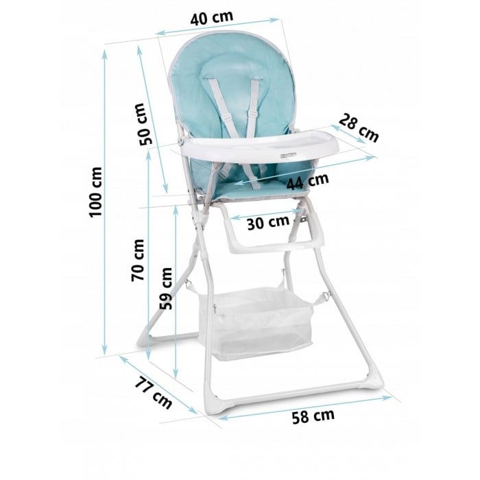 Scaun de masa Ricokids Fando - Albastru [6]