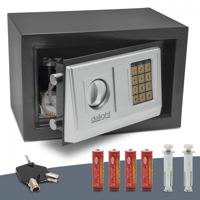 Seif de mobila Smart cu cod pin si cheie master [2]
