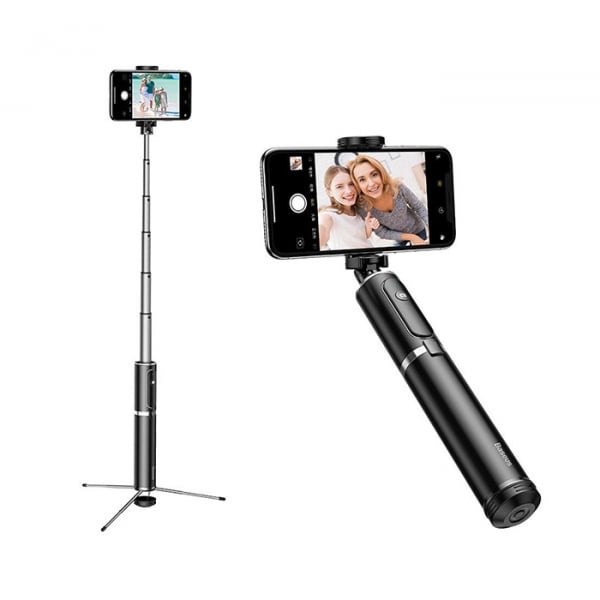 Selfie Stick cu trepied Baseus 2 in 1 cu Telecomanda Bluetooth detasabila [1]