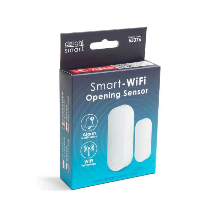 Senzor de deschidere Wi-Fi inteligent - 2 x AAA - autoadeziv [2]