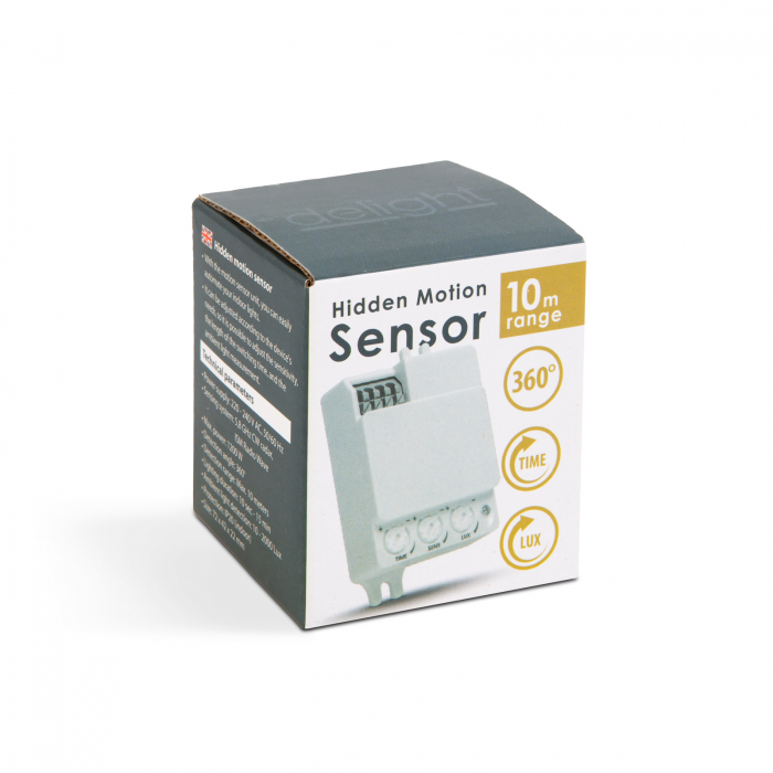 Senzor de mișcare ascuns încorporat - 360° - 5,8 Ghz - max 10 m - max 1200W - IP20 [3]