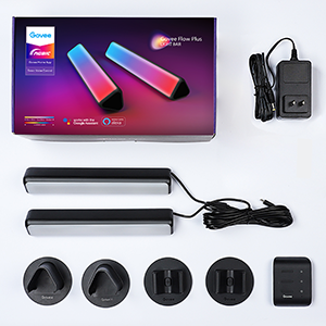 Set 2 buc lampa LED Govee Flow Plus Light Bars RGBICWW, WiFi si Bluetooth, TV Ambient, Alexa si Google Assistant [7]
