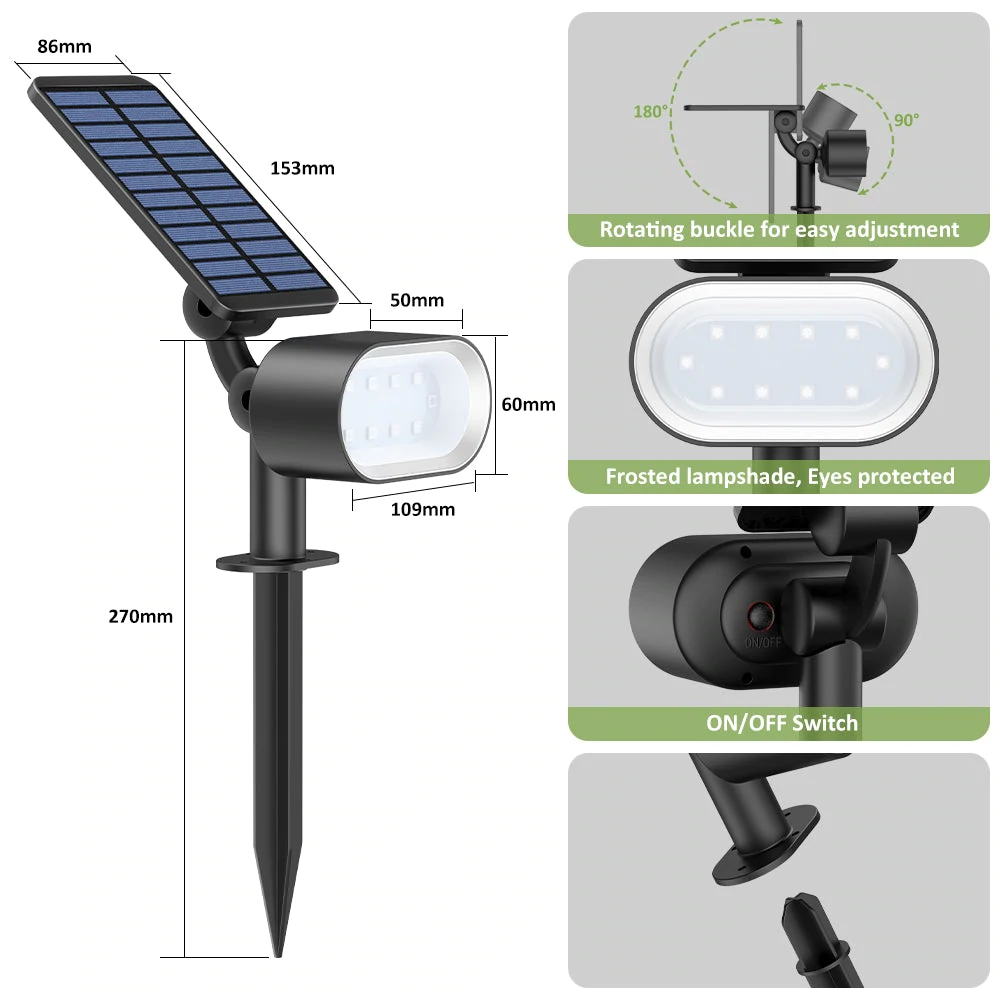 Set 2 lampi solare Novostella RGB Inteligente, Bluetooth, Control Aplicatie, sincronizare muzica [7]