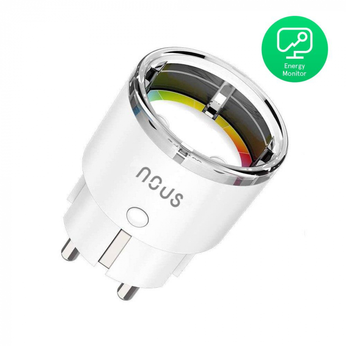Set 4 prize inteligente WiFi NOUS A1, 15A, Monitorizare consum energie [2]