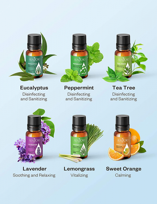 Set 6 uleiuri esentiale Anjou 6x10ml puritate 100% [4]