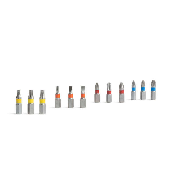 Set de burghie si varfuri bit diferite marimi cu adaptor pentru masina de gaurit [6]