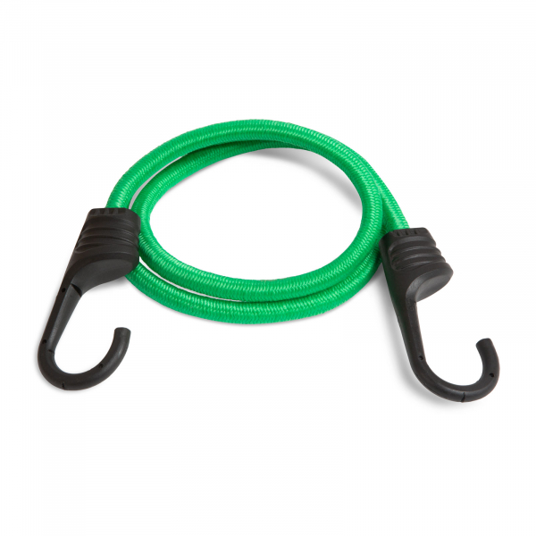 Set de cordeline elastice de fixare, chingi cauciuc profesionale - Verde - 90 cm x 8 mm - 2 buc. / pachet [2]