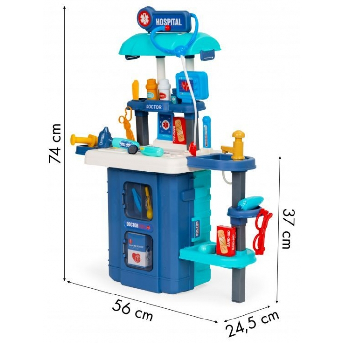 Set de joaca pentru copii cu 19 accesorii Ecotoys HC507013 - Doctor [7]