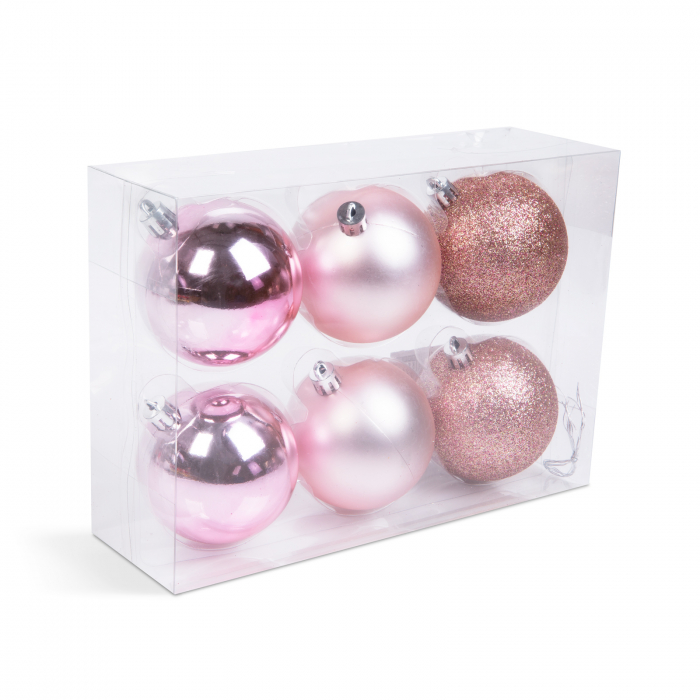 Set decor pentru brad - auriu deschis - 6 piese / set [1]
