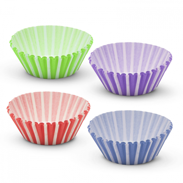 Family Pound - Set gofraje de hârtie pentru brioșe - modele cu dungi - 100 buc. / pachet [2]