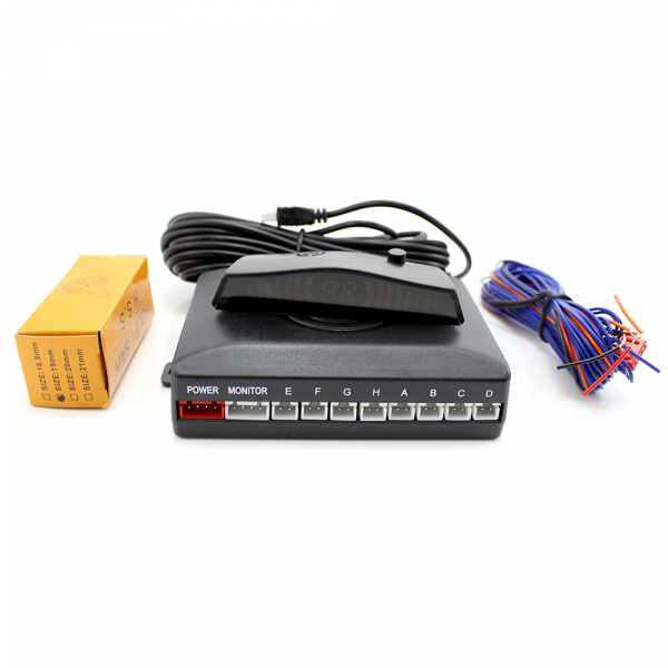 Set senzori de parcare fata-spate cu 8 senzori, afisaj cu LED si semnal acustic, vopsibili - Carguard [4]